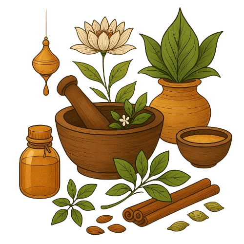 Ayurveda Illustration