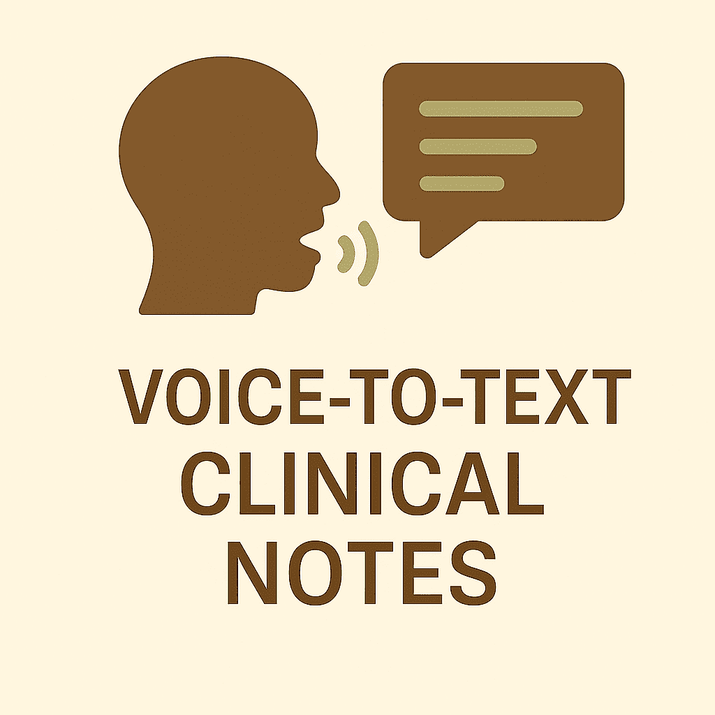 Voice-to-Text Clinical Note